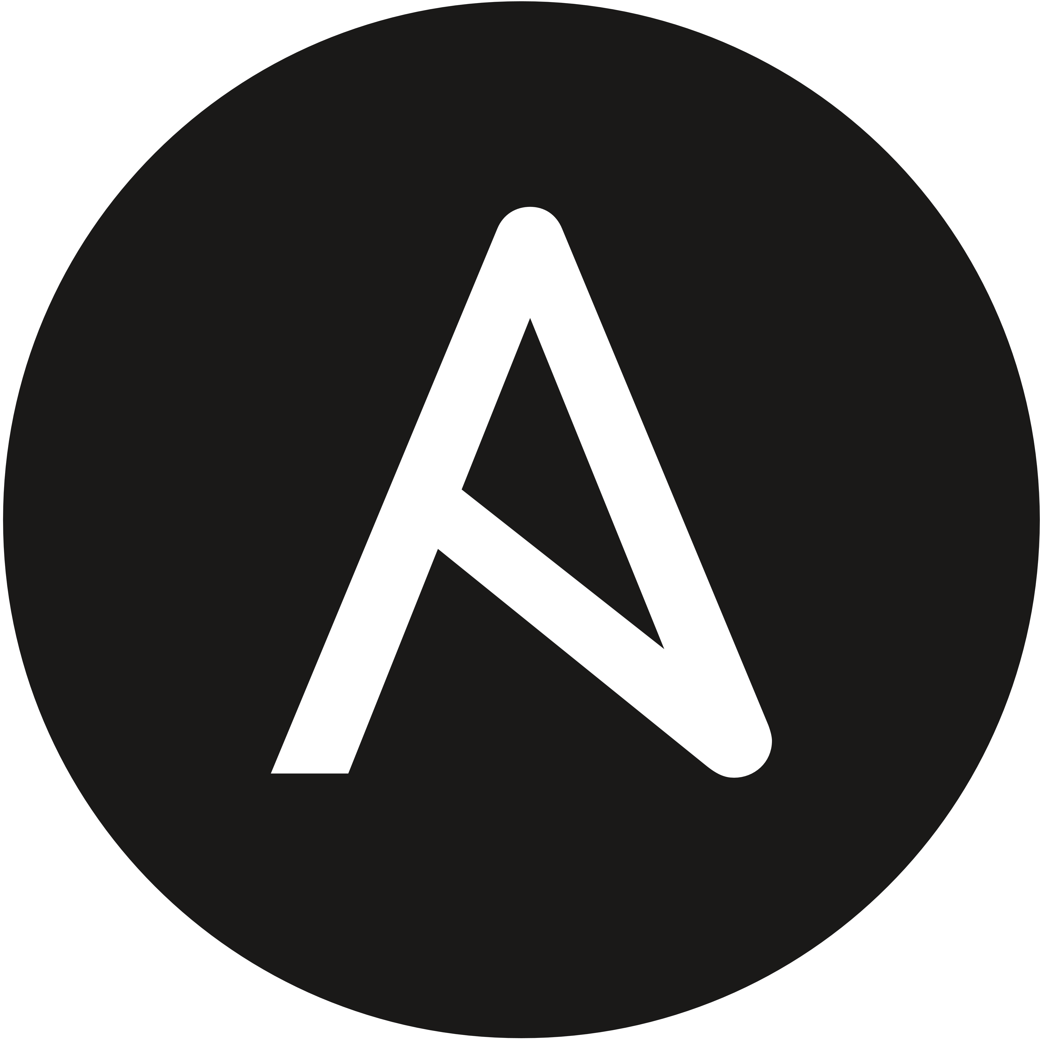 Logo of Ansible